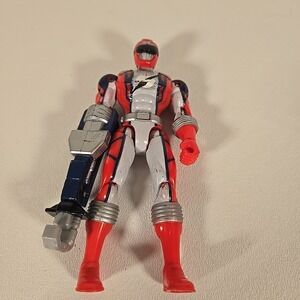 Bandai Power Rangers Operation‎ Overdrive Red Ranger Action Figure Loose